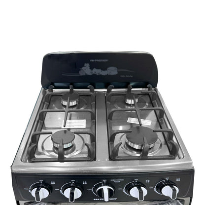Estufa A Gas 20" Premier / 4 Quemadores / Con Horno / Negro - Premier - Titan.com.pa - 7453064743483