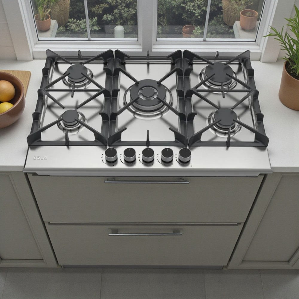 Estufa A Gas Drija / 5 Quemadores / Acero Inoxidable - Drija - Titan.com.pa - 710497348379