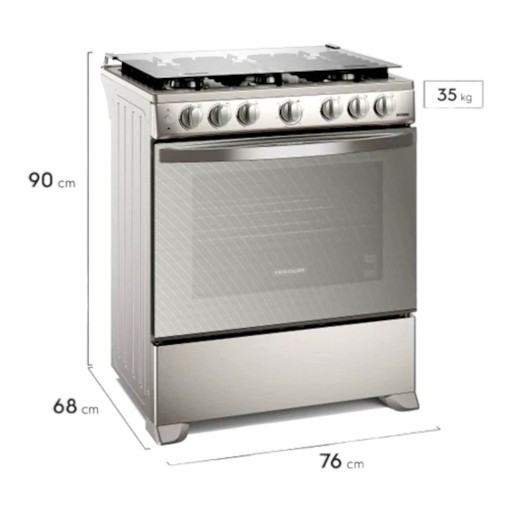 Estufa a Gas Frigidaire 30” / 6 Quemadores / Acero Inoxidable - Frigidaire - Titan.com.pa - 7909569472651