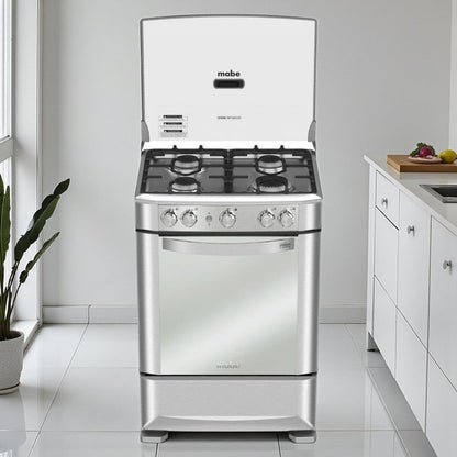 Estufa a Gas Mabe 24" / 4 Quemadores / Easy Clean Pro / Acero Inoxidable - Mabe - Titan.com.pa - 7861032329278