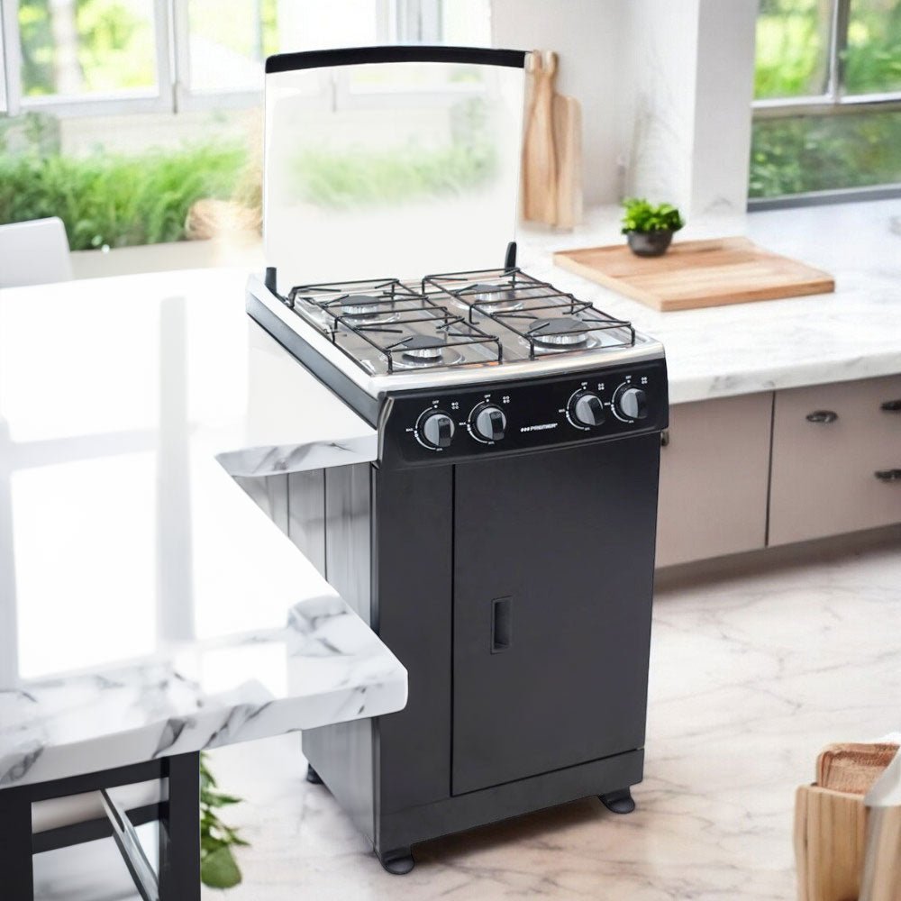 Estufa A Gas Premier de 4 Quemadores / Negro / Con Compartimiento - Premier - Titan.com.pa - 7453064739257