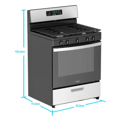Estufa a Gas Whirlpool 30” / 5 Quemadores / Acero Inoxidable / LWF7700S - Whirlpool - Titan.com.pa - 750154559571