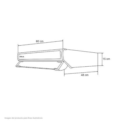 Extractor de Grasa Drija 24" / 3 Velocidades / Acero Inoxidable - Drija - Titan.com.pa - 710497348096