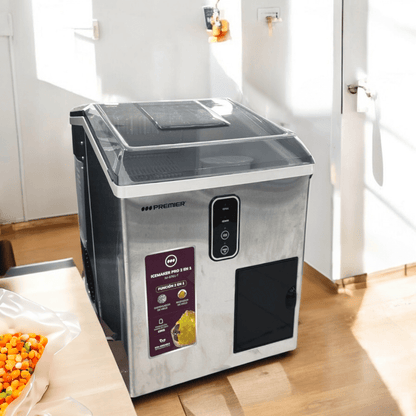 Fabricador de Hielo Premier 15kgs / Con Raspadora / Acero Innoxidable - Premier - Titan.com.pa - 7453064744329