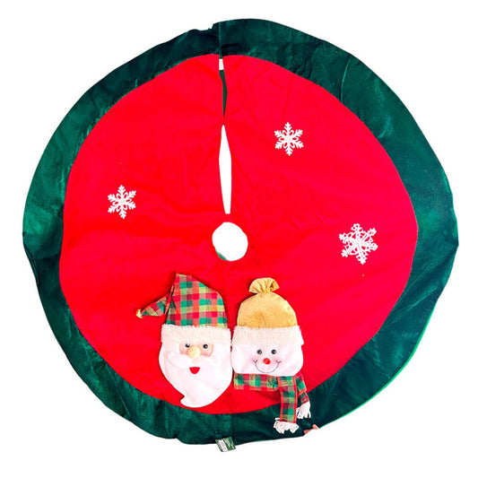 Falda para Árbol de Navidad / 101 cm / Rojo y Verde / Christmas Elegance - Christmas Elegance - Titan.com.pa - 2100000672158