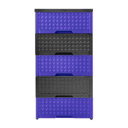 Gavetero Moderno Plastek 5 Gavetas / Plástico / Morado - Gris - Plastek - Titan.com.pa - 2150110312703