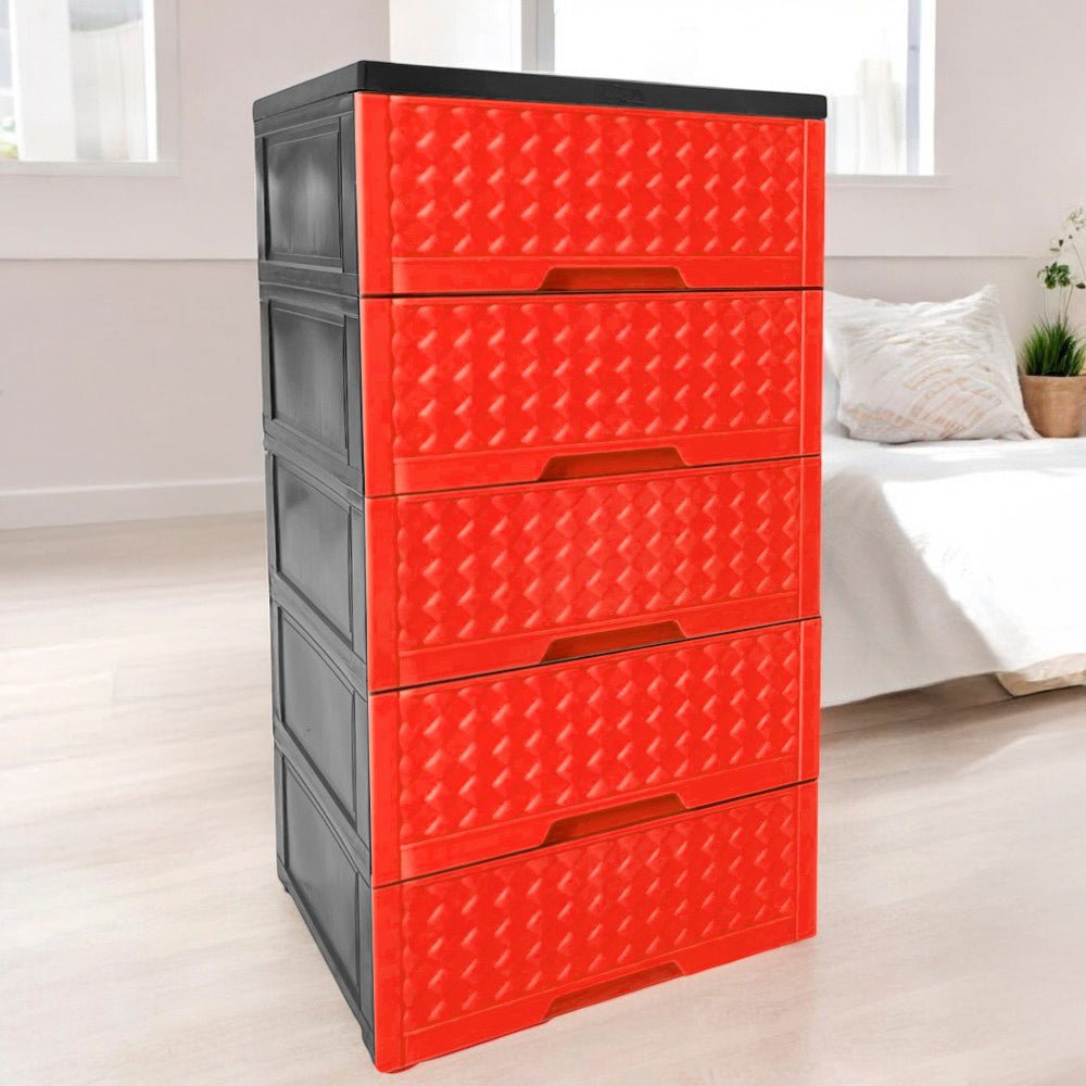 Gavetero Moderno Plastek 5 Gavetas / Red - Plastek - Titan.com.pa - 2150110312666