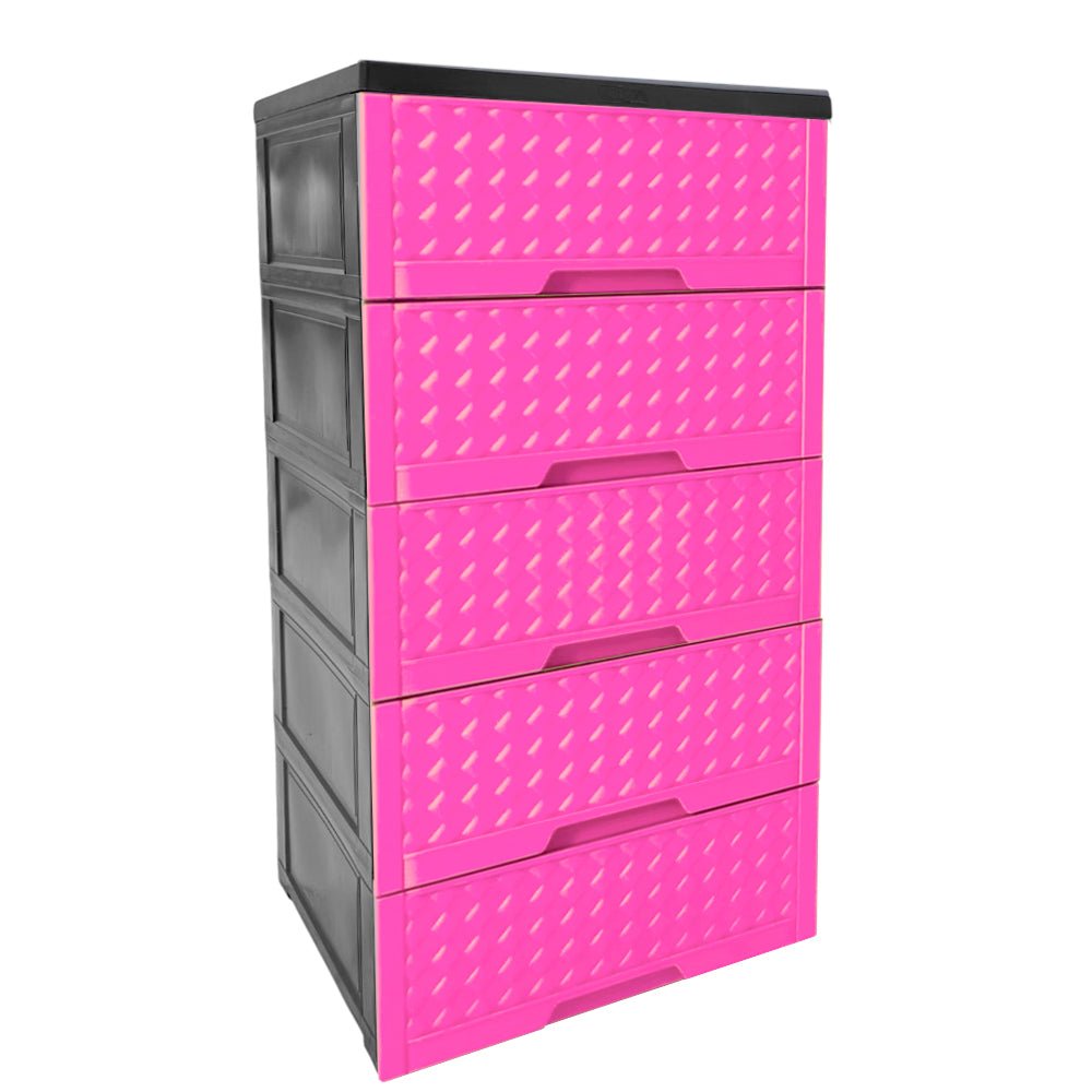 Gavetero Moderno Plastek 5 Gavetas / Rosado - Plastek - Titan.com.pa - 2150110312635