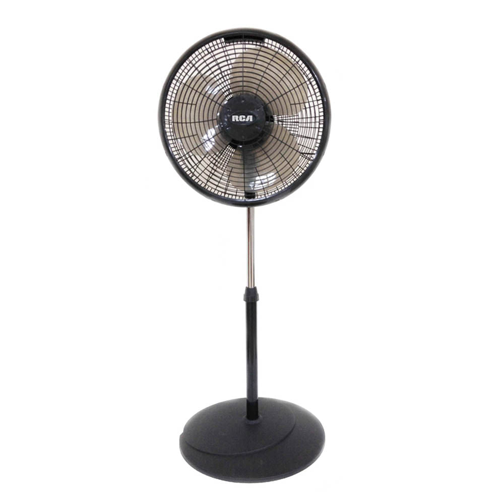 Abanico de Pedestal RCA Plástico Negro 16"