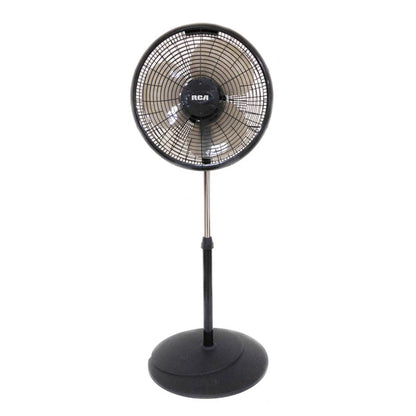 Abanico de Pedestal RCA Plástico Negro 16"