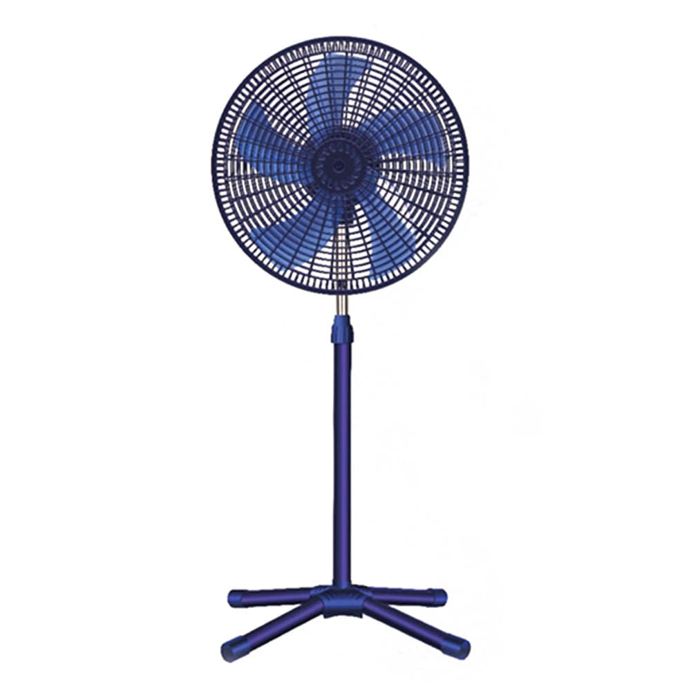 Abanico de Pedestal RCA Plástico Azul 18"