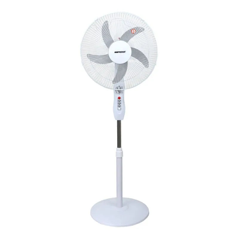 Abanico de Pedestal Premier de 16" - Gris