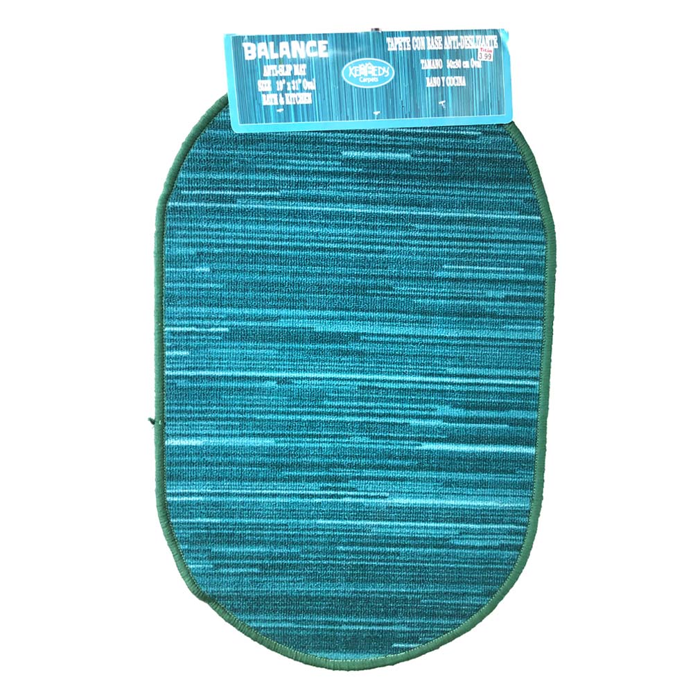 Alfombra de Baño Kennedy Carpets Balance Ovalada 50" x 80" - Surtido