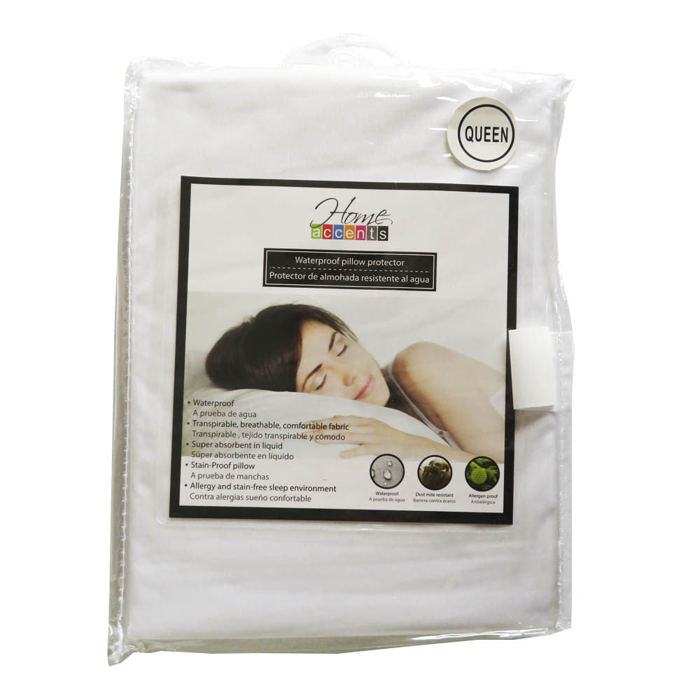 Protector de Almohada Queen Home Accents Impermeable