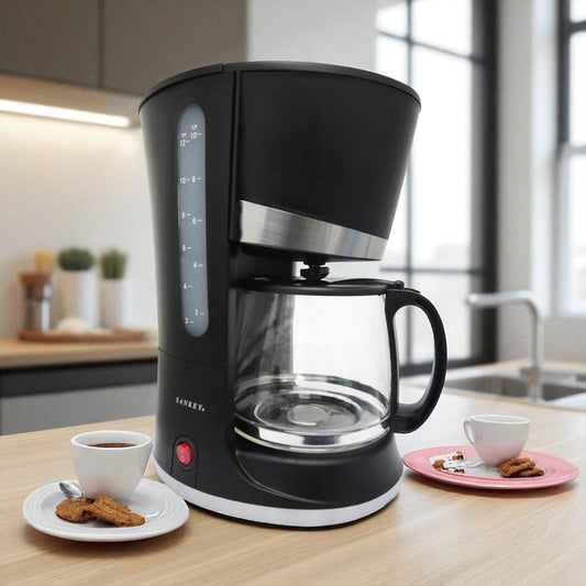 Cafetera Eléctrica Sankey / 12 tazas / 800W / 1.2 Litros