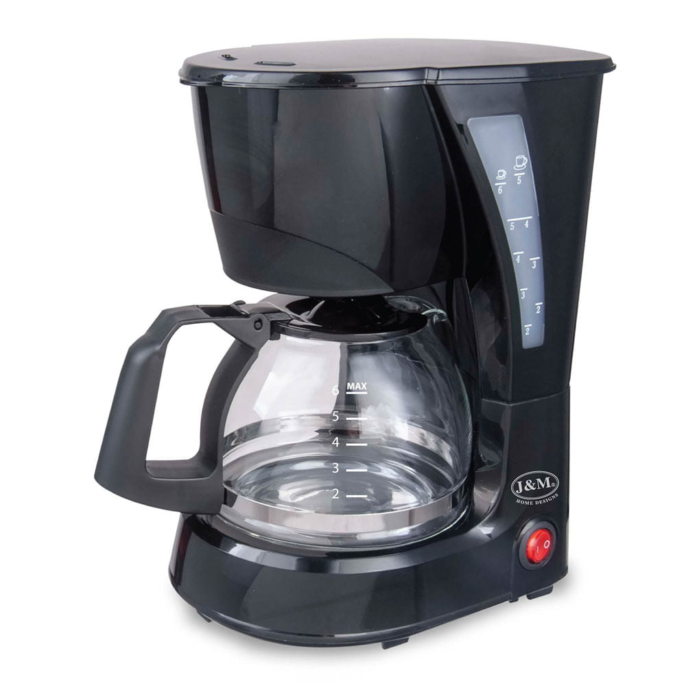Cafetera J & M de 6 Tazas Negro