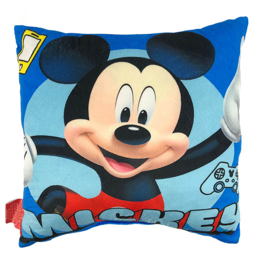 Cojín Infantil Disney Mickey Mouse 45 cm x 45 cm - Azul