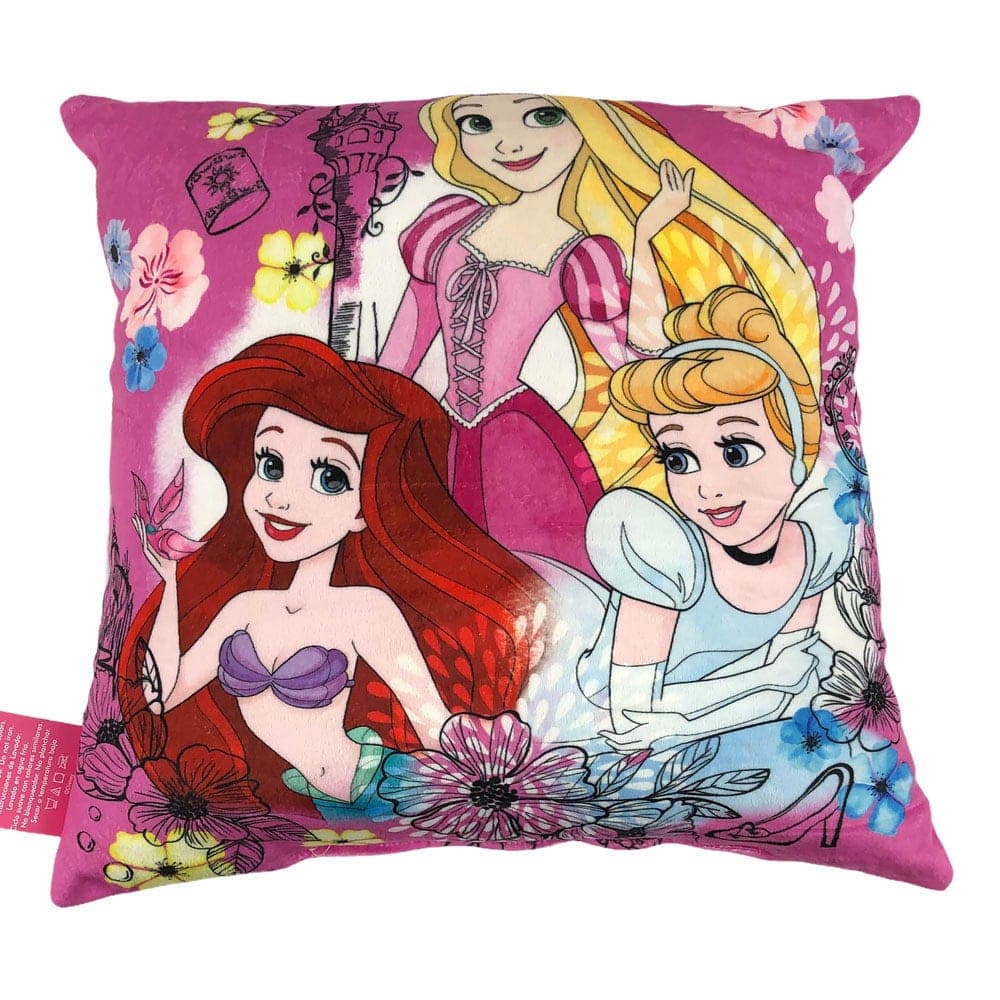 Cojín Infantil Disney Princesa 45 cm x 45 cm - Rosa