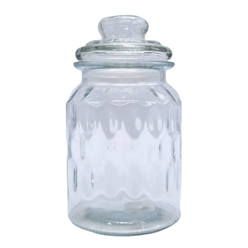 Canister de Vidrio Con Tapa Homestar 19 cm x 11 cm