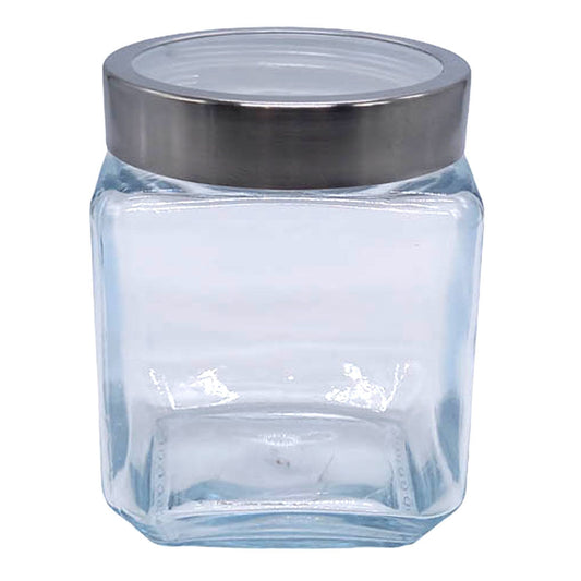 Canister de Vidrio Con Tapa Homestar 14 cm x 11 cm