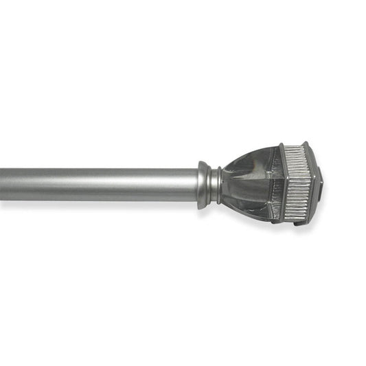 Cornisa Doble Kennedy Home 48" x 86" - Gris Claro