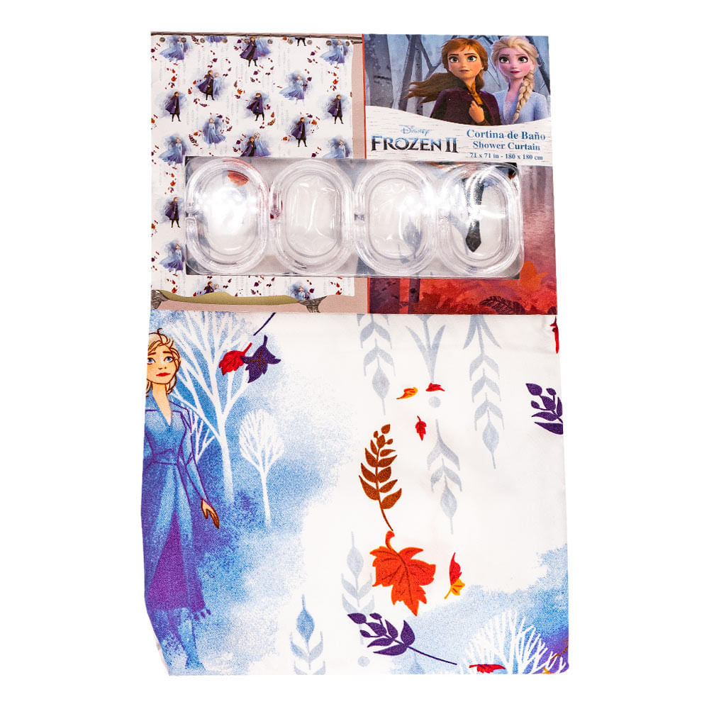 Cortina Para Baño Disney de Frozen 180 cm x 180 cm