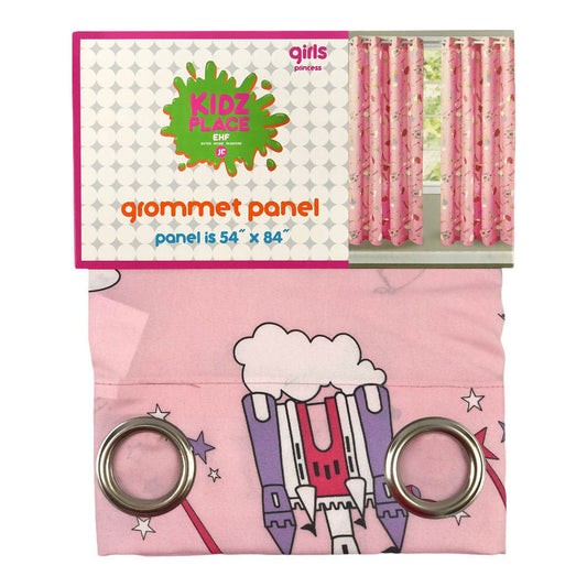 Cortina Estex Infantil Princesas 54" x 84" - Rosa