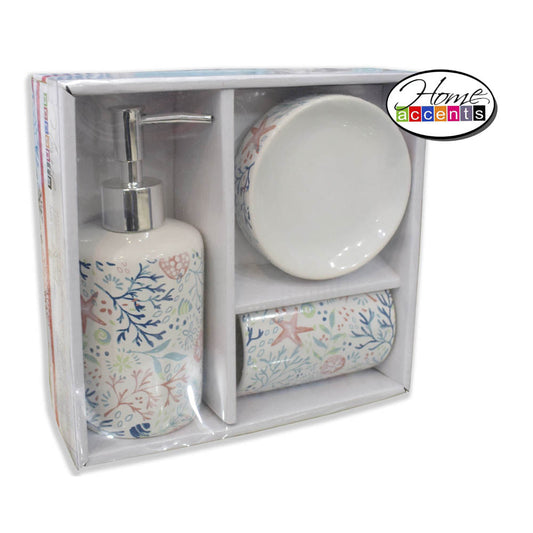 Accesorios Para Baño Home Accents Set de 3 Piezas