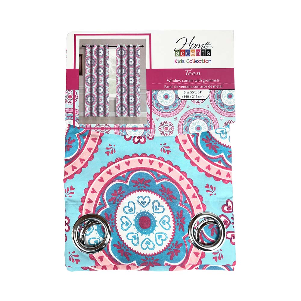 Cortina Home Accents Teen Con Aros 55" x 84"