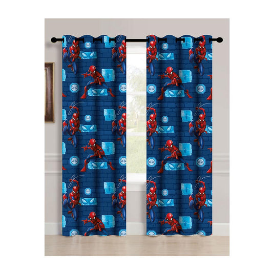 Cortina Marvel Spiderman Infantil Con Aros 55" x 84"
