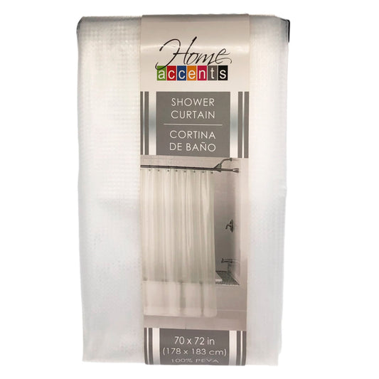 Cortina Para Baño Home Accents 70" x 72" - Blanco