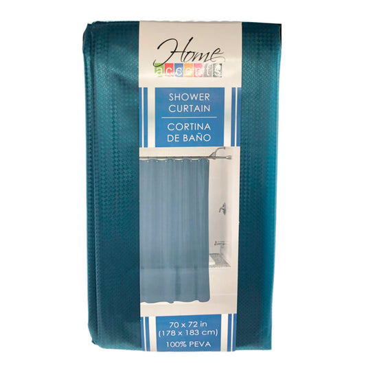 Cortina Para Baño Home Accents 70" x 72" - Azul Marino
