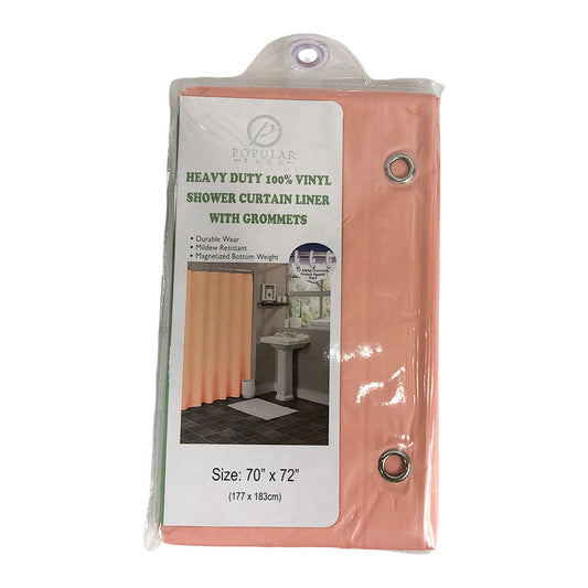 Cortina de Baño Popular Bath de Vinil 70" x 72"