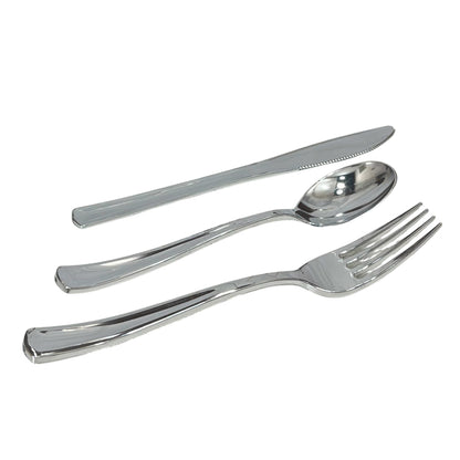 Cubiertos Desechables Lillian Plástico de 24 Piezas