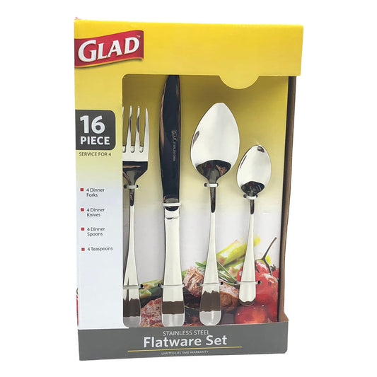 Juego de Cubiertos Glad 16 Piezas