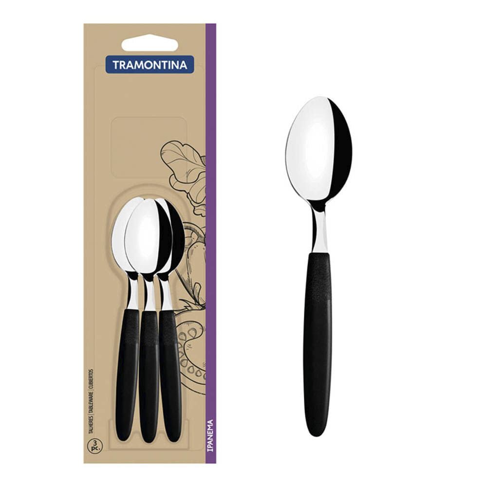 Set De Cucharas Para Té Tramontina De 3 Piezas