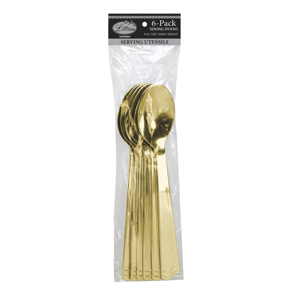 Cucharas Para Servir Lillian Plástico de 6 Piezas