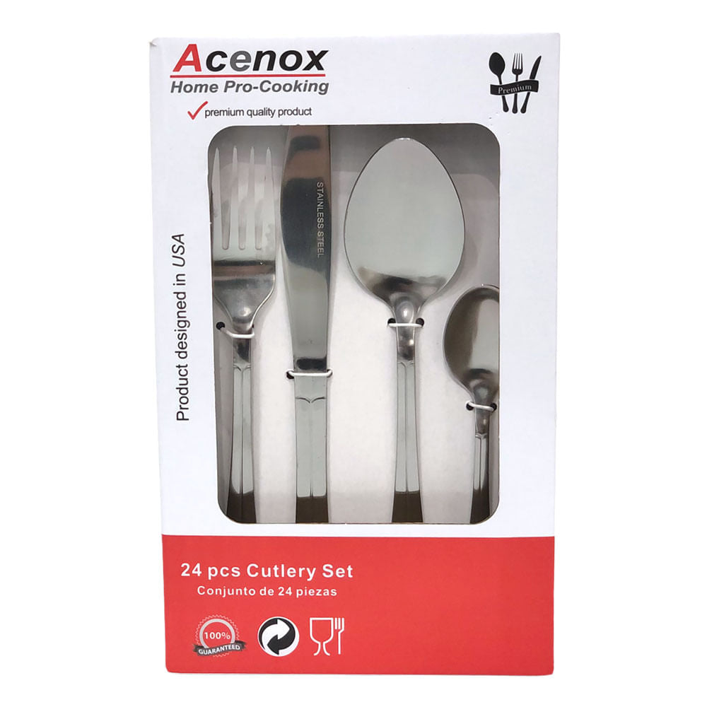 Cubiertos Fine Casa Set de 24 piezas