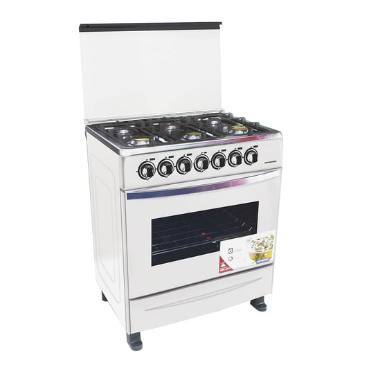 Estufa a Gas Premier 6 Quemadores Con Tapa de Vidrio