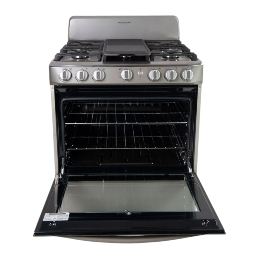 Estufa a Gas Frigidaire de 30" / 6 Quemadores / Acero Inoxidable