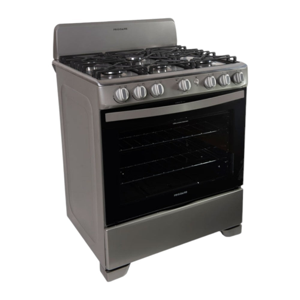 Estufa a Gas Frigidaire de 30" / 6 Quemadores / Acero Inoxidable