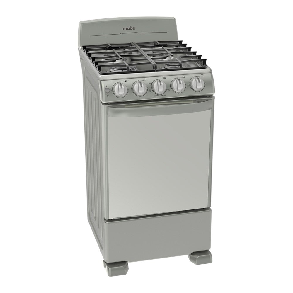Estufa a Gas Mabe de 20" / 4 Quemadores / Gris