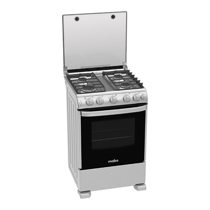 Estufa a Gas Mabe de 24" / 4 Quemadores / Gris
