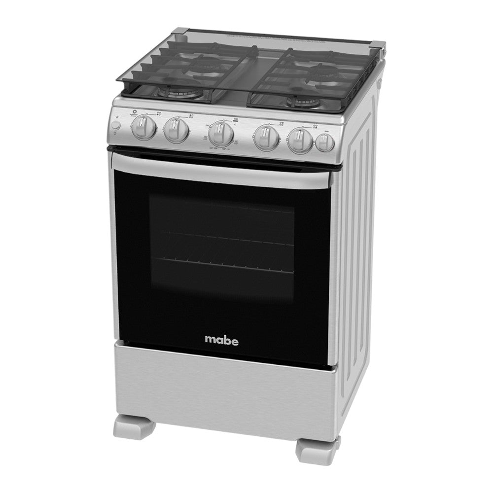Estufa a Gas Mabe de 24" / 4 Quemadores / Gris