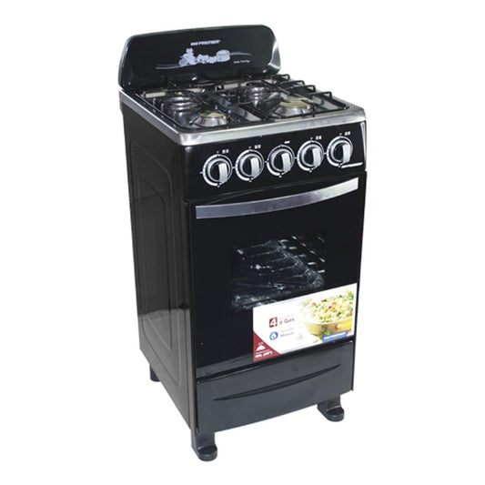 Estufa a Gas Premier 4 Quemadores Acero Inoxidable de 20"