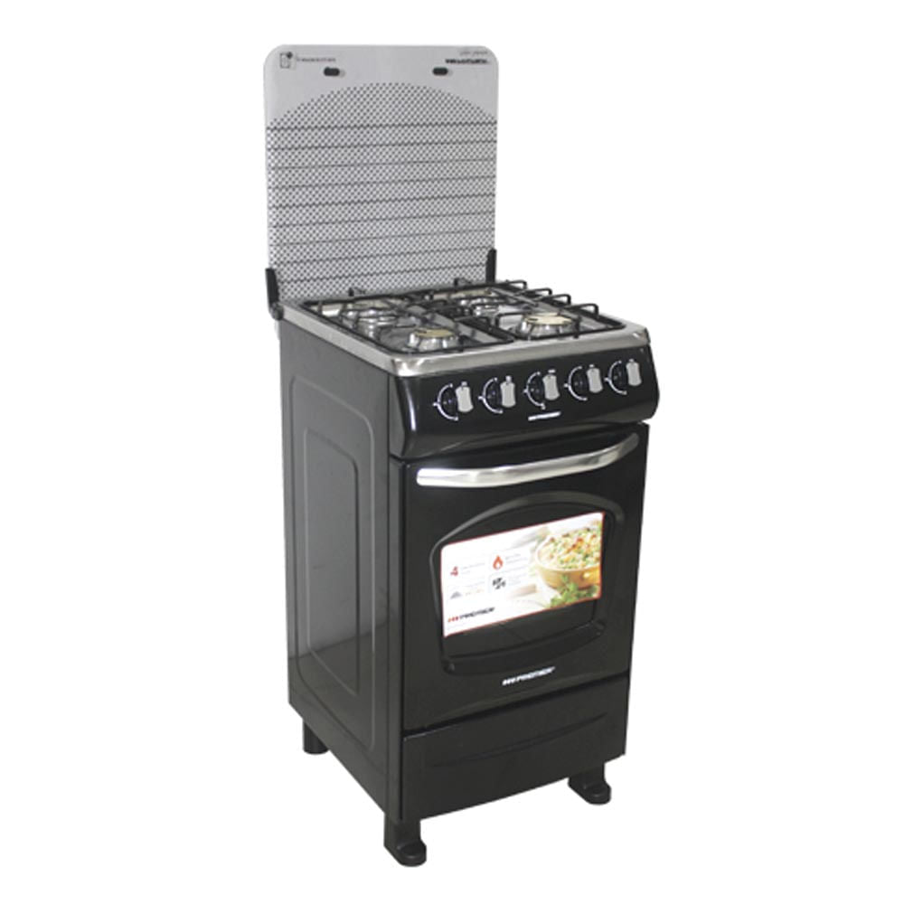 Estufa a Gas Premier 4 Quemadores Acero Inoxidable de 20"