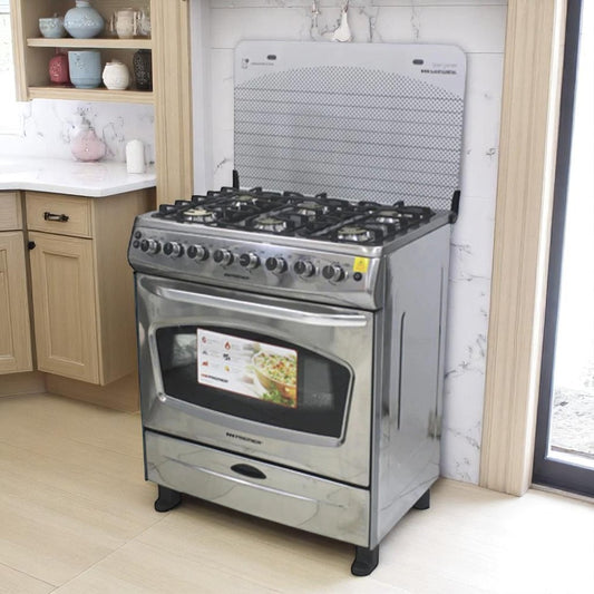 Estufa a Gas Premier / de 30" / 6 Quemadores / Acero Inoxidable