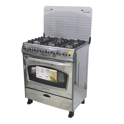 Estufa a Gas Premier 6 Quemadores Acero Inoxidable de 30"