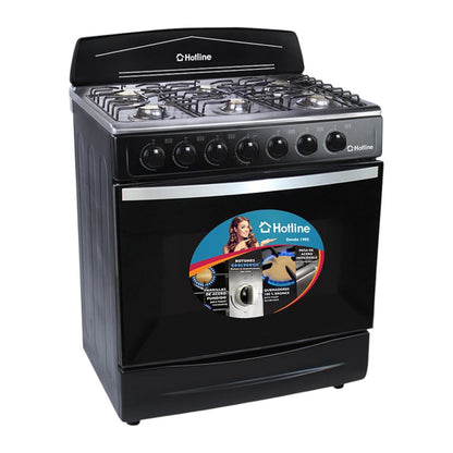 Estufa a Gas Hotline de 30" / Acero Inoxidable / HLGR762