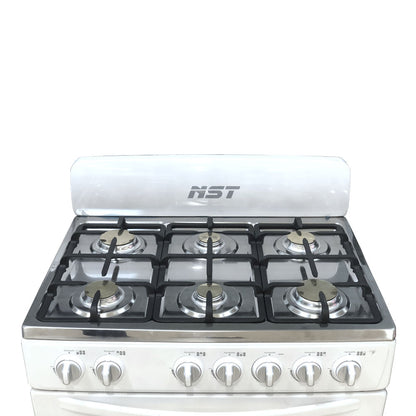Estufa a Gas Nst 6 Quemadores de 30"